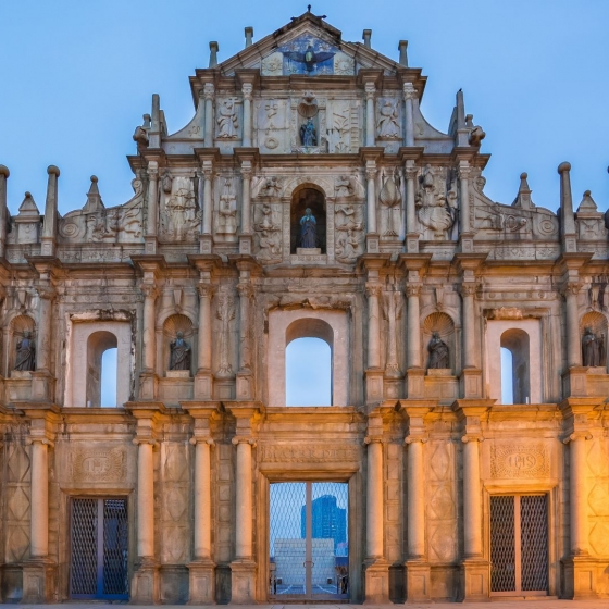 マカオ_聖ポール天主堂跡